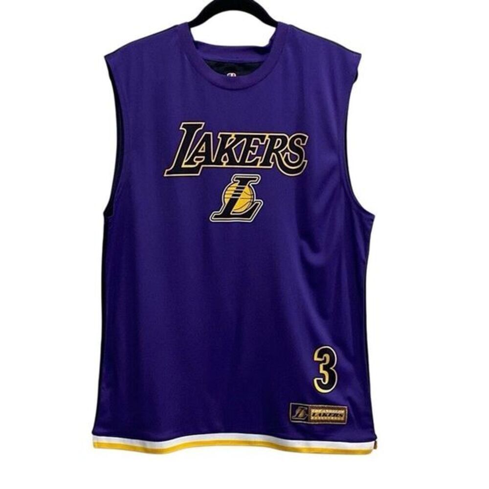 NBA Los Angeles Lakers Anthony Davis‎ #3 Sleeveless Fan Jersey Tank – Size XL